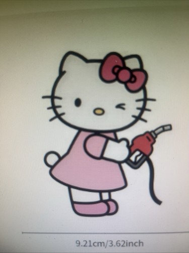 Hello kitty car fuel - car,